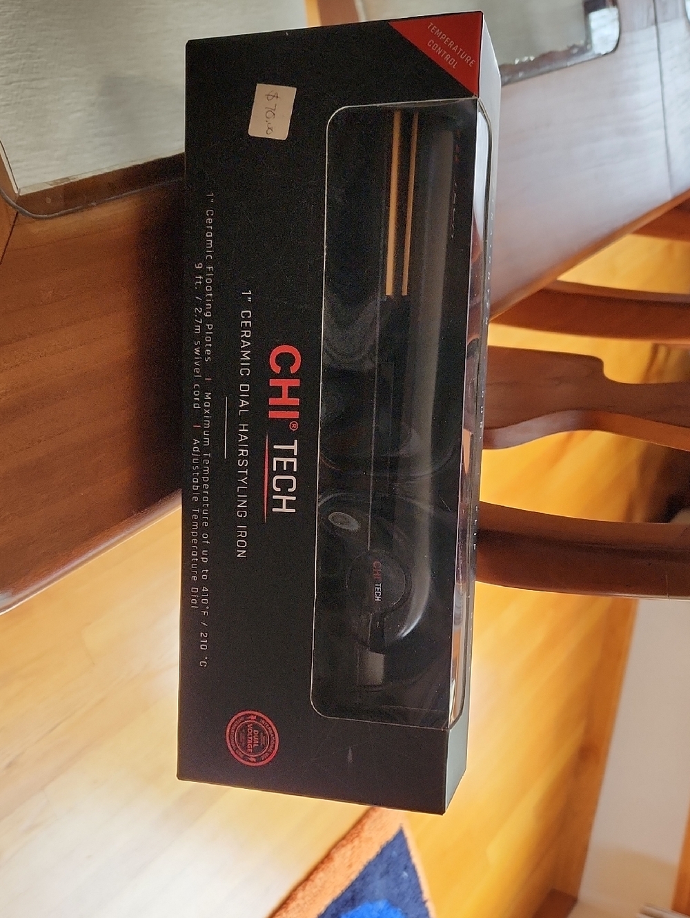 CHI Tech 1" Ceramic Dial Hairstyling Iron - Black